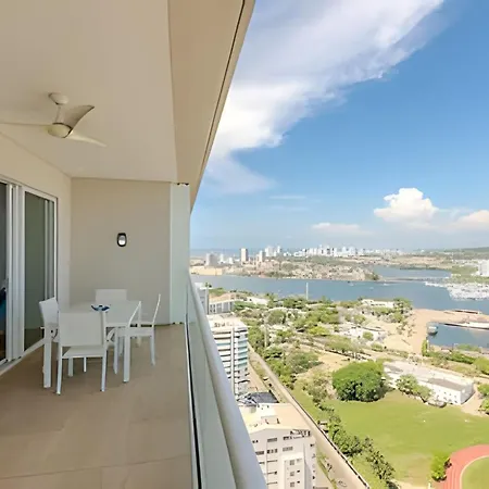 Luxury H2 Piso 19 / Sea Bay View & Historic Center Apartamento Cartagena