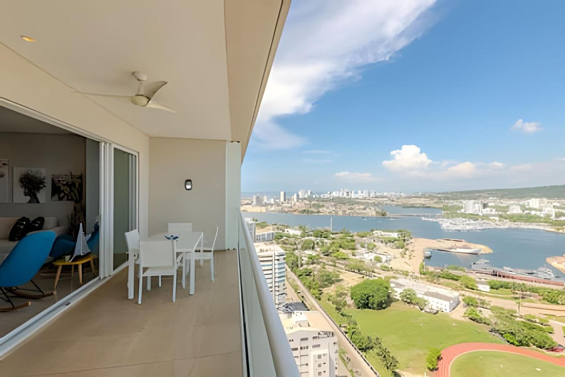 Luxury H2 Piso 19 / Sea Bay View & Historic Center Apartamento Cartagena
